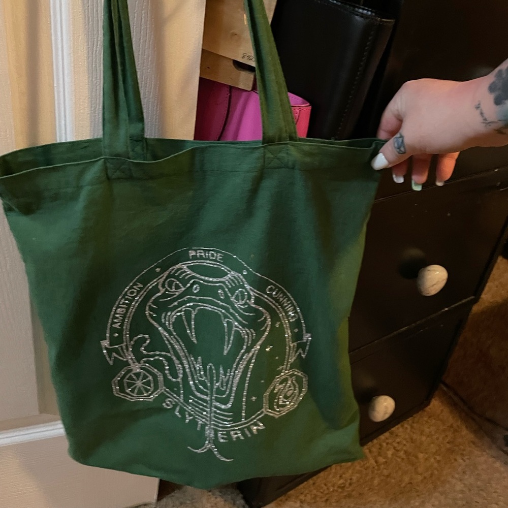 Slytherin tote bag
